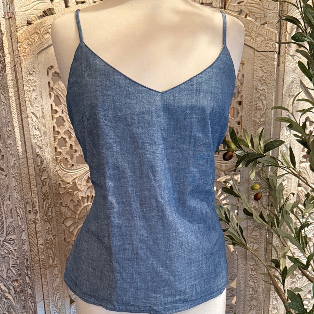 J. Crew Denim Blue Camisole Top